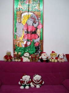 Of course, Christmas animals are a must!