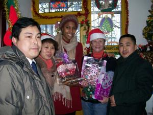 Dean Horace and Lisa made sure Ashley and I had presents as well, courtesy of our English Department.