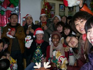 One of many squeeze-in group shots.