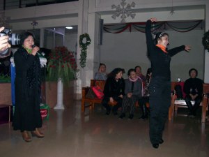 Invitations to sing and dance followed.