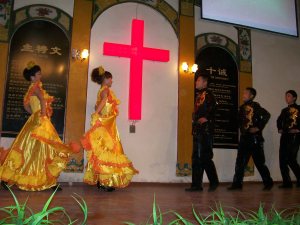 Time for "Scarborough Fair".  Much better than during rehearsals!