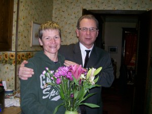 Happy Valentine's Day! My older brother, Paul, brought me flowers for Feb. 14th. Very thoughtful!