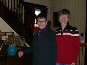 My mother, Priscilla, and me (before my new haircut!)