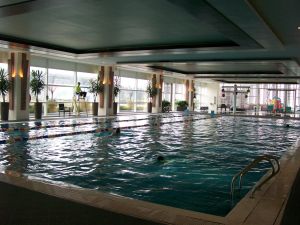 My exercise station pick: The 25 meter pool!
