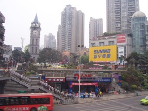 The church is in the distance, lodged at the foot of the highrises that materialized 2 years ago.