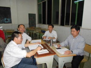 My "boys," always eager to please.