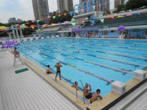 This was my hang-out with my male swimming buddies, every morning fo a week.