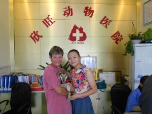 Me, DP and our reporter, Ms. Chen, after our interview.