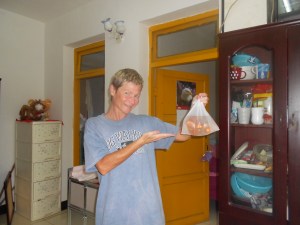 On my way for the grand goldfish release.