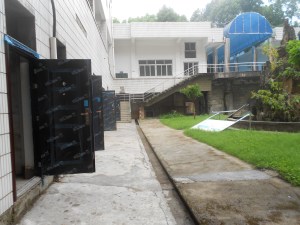 The new classrooms, overlooking the courtyard.