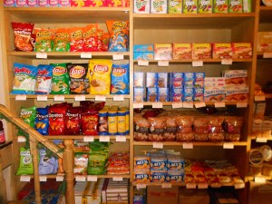 Sabrina's has a wide range of American foods, for a price.  Chips here run from $5 - 10  . . . a bag!