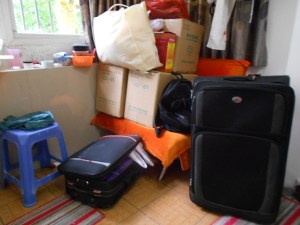 Preparing for departure: How did I get so much stuff?!