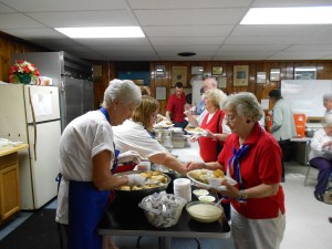 No one was going home hungry on this day.