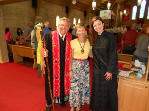 As services closed on Sunday morning at Centenary UMC in Effingham,  J & L (Rev. Dr. Joe Scheets and Rev. Leanne Noland) and I managed a quick photo op. 