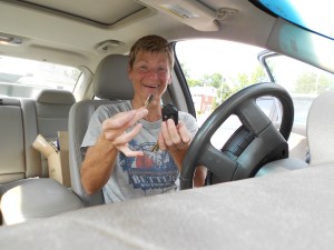 "You've got to be kidding!"  Connie on a mission:  getting a new key at a discount 