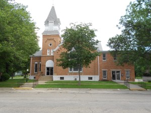 The Mason City church, although this is not where we met.