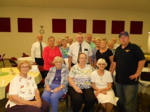 Decatur Grace UMC had a meatball luncheon after services.  Here are those who stayed for my presentation afterwards.