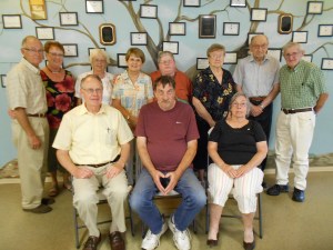 A few at Hillsdale UMC attending our luncheon after church