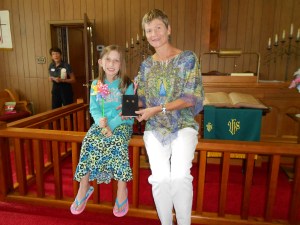 Yet another young lady in our midst.  Grandma brought her along for the gathering.