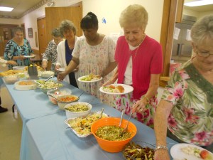 Elmwood UMW's salad luncheon, before  the program