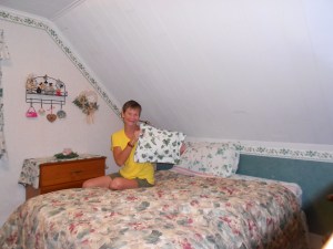 Here I am!  The Ivy room, my favorite itineration landing spot.