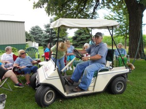 Those needing to hitch a ride to cars and our shelter had a willing chauffer.