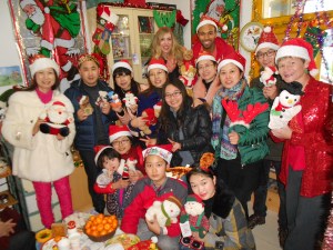 Our teacher's and faculty staff in my home.