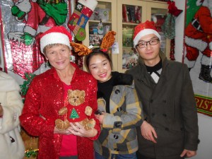 Assistant foreign affair's director, Bruce Lu, and his wife, just recently married.