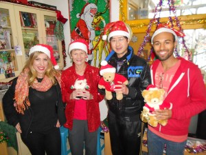 Teacher Huang, who arrived too late for the group picture, had his own special picture with us all.