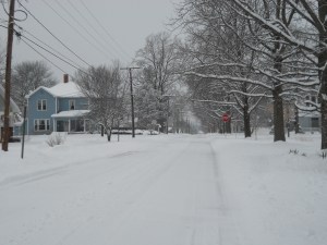 Walking to church along our town roads was a fairyland experience.