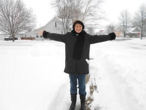 Farewell, Illinois!  (None of this weather in sight where I'm goin', thank goodness!)