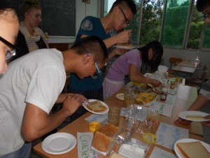 What to choose for additions?  Potato chips?  Bananas?  Honey?  Jelly?  