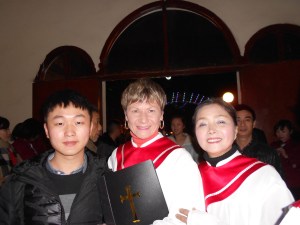Christmas Eve, I was surprised by one of my former students, Justin (Ji Hao), who came to see the choir performance.