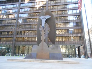 Our last stop before leaving was the Picasso in Daley Plaza. "Goodbye, Chicago! Until next visit."