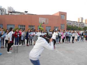 Easter games and races:  Wear the bunny ears and hop around a chair.