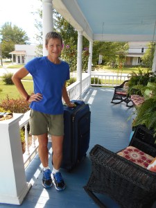 My allotted 50-pound suitcase is exactly that, after I had it weighed at our local vet's office using their animal scales