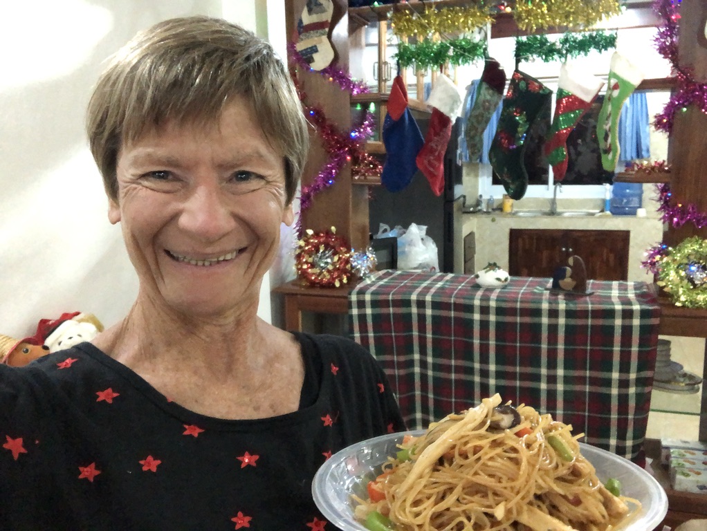 Korean neighbors, sent noodles